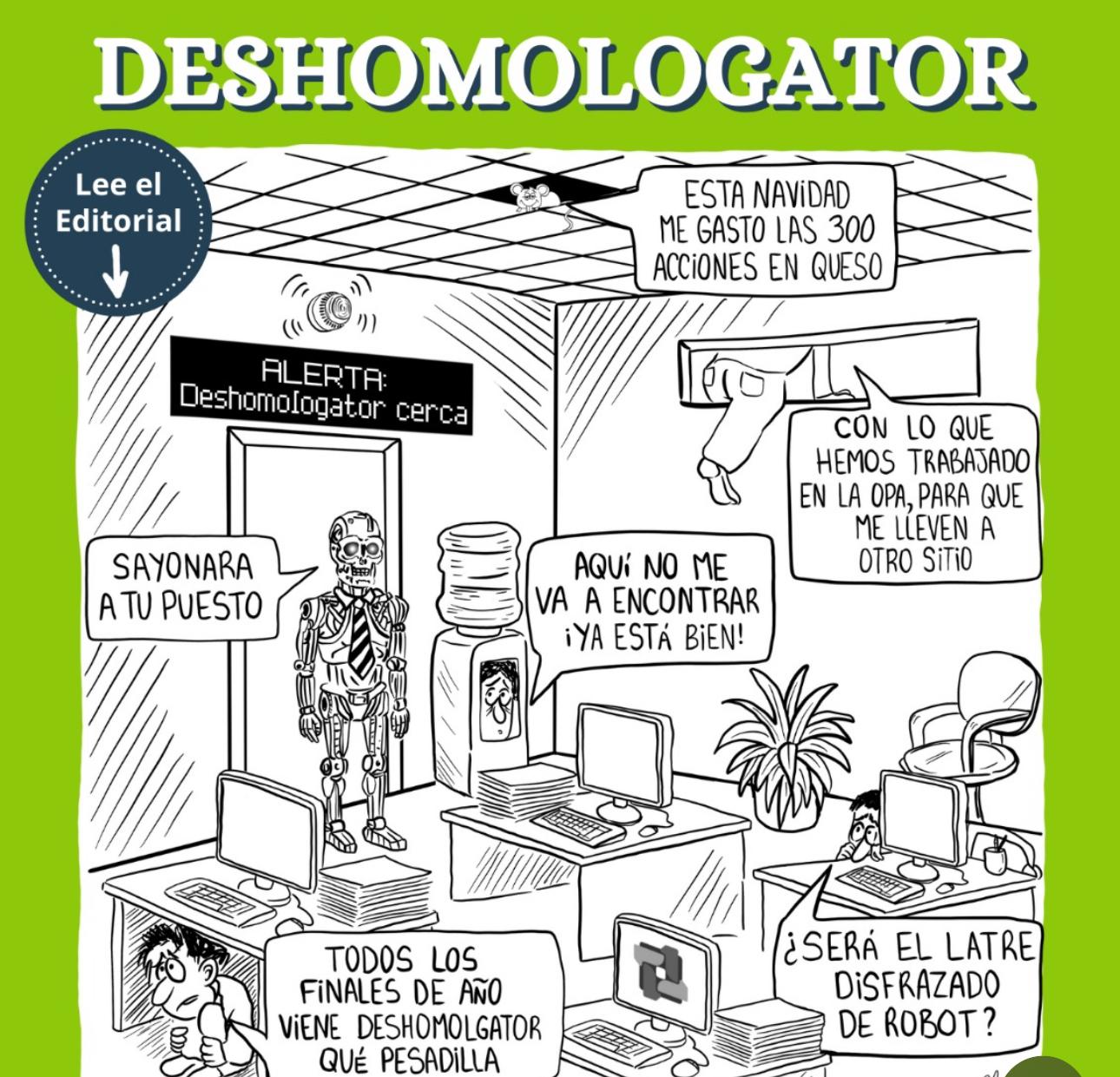 28 noviembre 2025. La Fragua: Deshomologator / Editorial: I love plantilla<br>